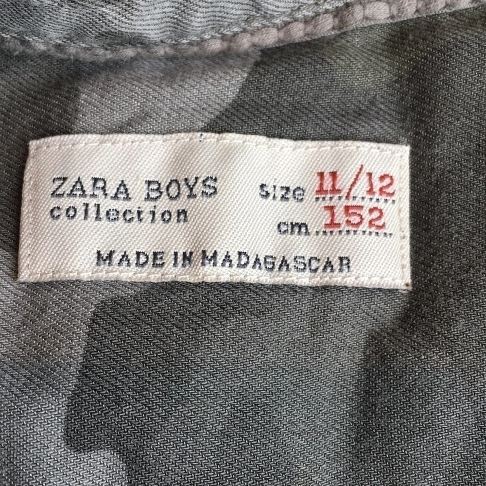 𝅺ZARA Boys Collection Mandarin Collar Top Shirt